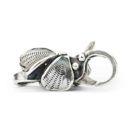 BEAD CHIUSURA COROLLA CON PERLA DONNA TROLLBEADS  TAGLO-00094 Trollbeads