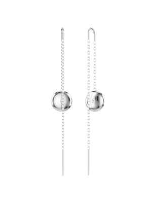 ORECCHINI PENDENTI METEORA RODIO DONNA SWAROVSKI  5683448 SWAROVSKI