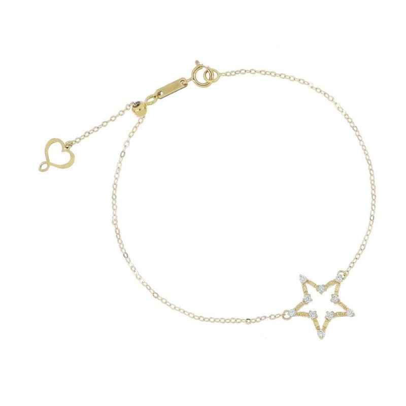 BRACCIALE ORO E STELLE DONNA MAMAN ET SOPHIE BRACCIALE ORO E STELLE DONNA MAMAN ET SOPHIE