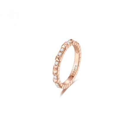 ANELLO CON ZIRCONI MIS.12 DONNA ROSATO  RZA012A-12 ROSATO