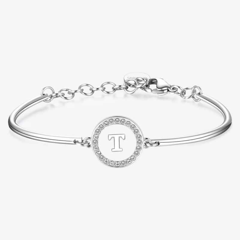 BRACCIALE LETTERA T DONNA BROSWAY CHAKRA