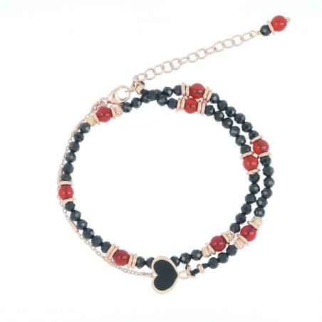 BRACCIALE DOPPIO DONNA MAMAN ET SOPHIE SPINELLO E CORNIOLA BRISF2SPCOXL Maman et Sophie
