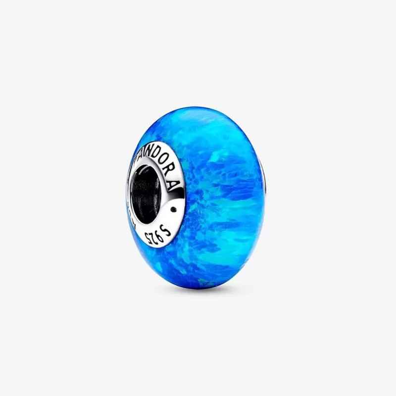 CHARM VETRO OPALE OCEANO BLU DONNA PANDORA CHARM VETRO OPALE OCEANO BLU DONNA PANDORA