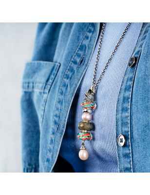 BEAD PENDENTE CONTROCORRENTE DONNA TROLLBEADS  TAGPE-00088 TROLLBEADS