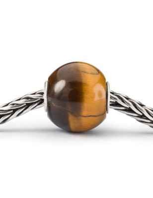 BEAD OCCHIO DI TIGRE ROTONDO GRANDE TROLLBEADS TSTBE-10017 TROLLBEADS