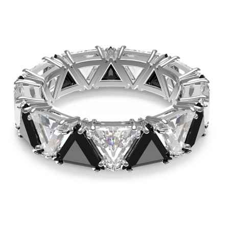ANELLO TRIANGLE NERO M58 DONNA SWAROVSKI ORTYX 5620672 Swarovski