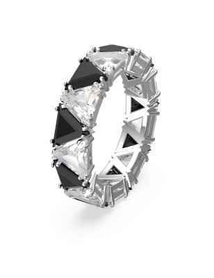 ANELLO TRIANGLE NERO M58 DONNA SWAROVSKI ORTYX 5620672 Swarovski