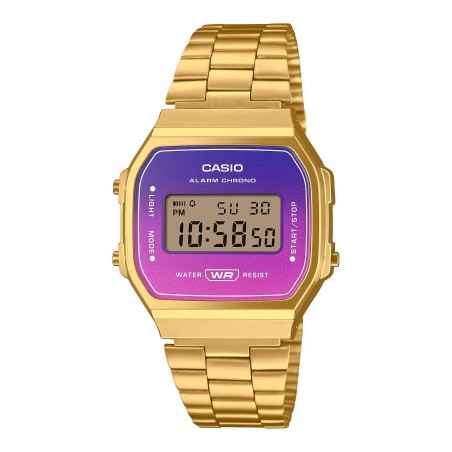 OROLOGIO ROSA VIOLA ORO UOMO-DONNA CASIO VINTAGE A168WERG-2AEF Casio