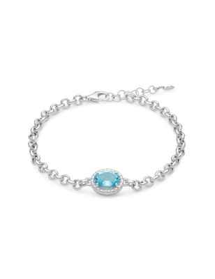 BRACCIALE OVALE DONNA MILUNA GEMMA DEL CIELO BRD909 Miluna