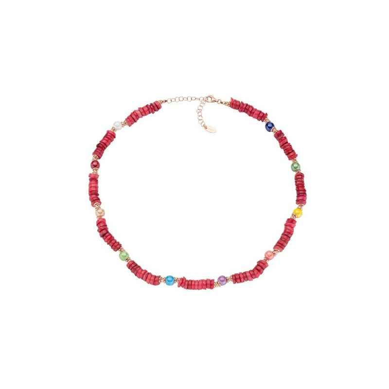 COLLANA GIADA ROSSA DONNA AMEN OCEANIA COLLANA GIADA ROSSA DONNA AMEN OCEANIA