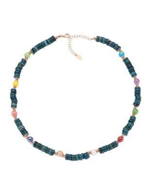 COLLANA GIADA BLU DONNA AMEN OCEANIA CLRORBL40 Amen