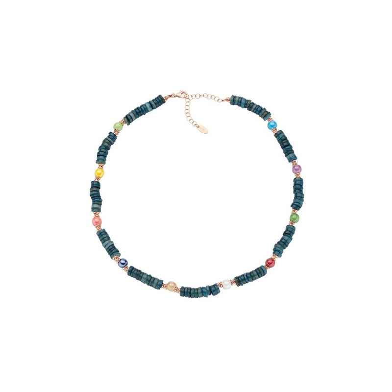 COLLANA GIADA BLU DONNA AMEN OCEANIA COLLANA GIADA BLU DONNA AMEN OCEANIA