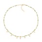 COLLANA CHARM DORATA E CRISTALLI VERDE CHIARO AMEN COLLANA CHARM DORATA E CRISTALLI VERDE CHIARO AMEN