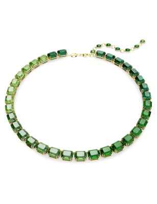 COLLANA MILLENIA VERDE TAGLIO OCTAGON DONNA SWAROVSKI  5671257 Swarovski