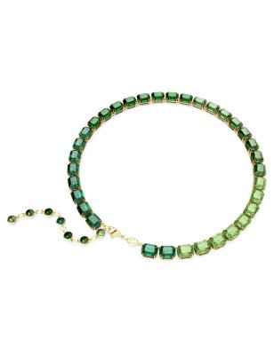 COLLANA MILLENIA VERDE TAGLIO OCTAGON DONNA SWAROVSKI  5671257 Swarovski