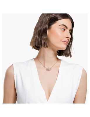 COLLANA SPARKLING COLOR ORO ROSA DONNA SWAROVSKI