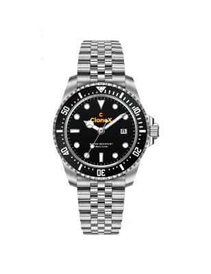 OROLOGIO AL QUARZO QUADRANTE NERO UOMO CLONEX  XNN Clonex
