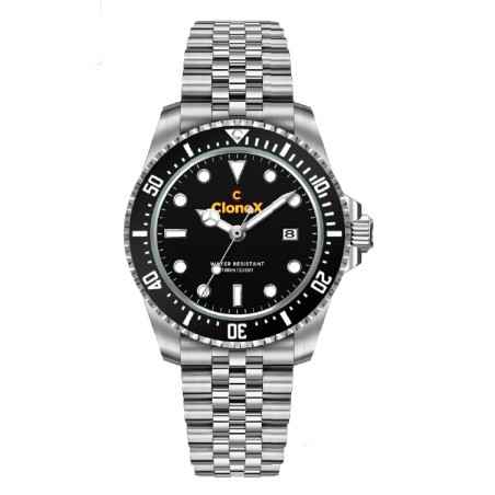 OROLOGIO AL QUARZO QUADRANTE NERO UOMO CLONEX  XNN Clonex