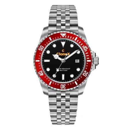 OROLOGIO AL QUARZO QUADRANTE NERO UOMO CLONEX  XNR Clonex