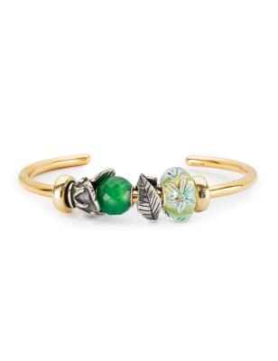 BEAD ONICE VERDE ROTONDO SFACCETTATO DONNA TROLLBEADS  TSTBE-00036 TROLLBEADS