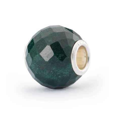 BEAD CALCEDONIO VERDE ROTONDO SFACCETTATO TROLLBEADS TSTBE-00034 TROLLBEADS