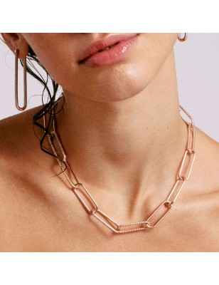 GIROCOLLO PLACCATO ORO ROSA DONNA ROSATO