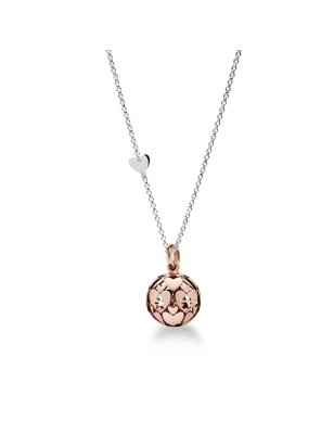 COLLANA SUONAMORE I MONDI ORO ROSA DONNA LE BEBE'  SNM016 LE BEBE'