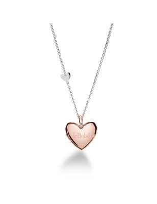 COLLANA SUONAMORE I CUORI ORO ROSA DONNA LE BEBE'  SNM014 LE BEBE'