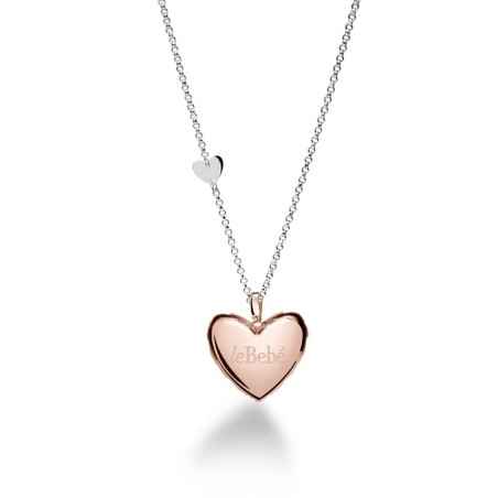 COLLANA SUONAMORE I CUORI ORO ROSA DONNA LE BEBE'  SNM014 LE BEBE'