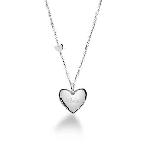 COLLANA SUONAMORE I CUORI ARGENTO DONNA LE BEBE'  SNM013 LE BEBE'