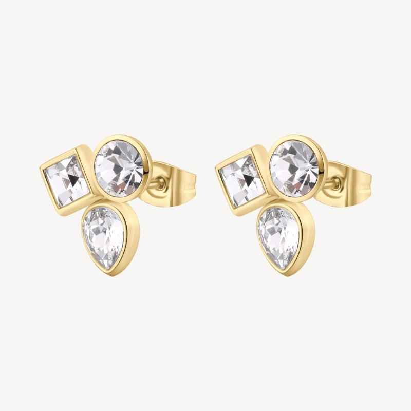 ORECCHINI LOBO SYMPHONIA COLOR ORO DONNA BROSWAY 