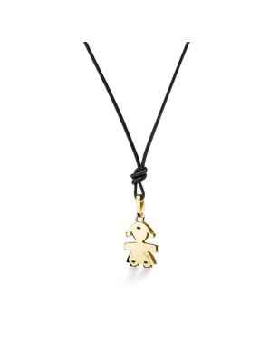 COLLANA BIMBA ORO GIALLO DIAMANTI I CLASSICI DONNA LE BEBE' 