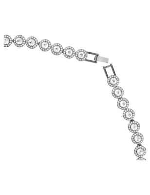 COLLANA UNA BIANCA PLACCATO RUTENIO UOMO SWAROVSKI  5681057 Swarovski