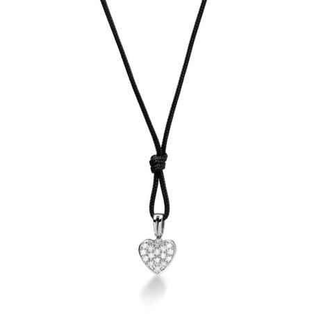 COLLANA CIONDOLO CUORE ORO BIANCO I PREZIOSI LE BEBE' LBB541/C LE BEBE'
