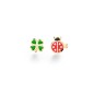 ORECCHINI FORTUNA COCCINELLA QUADRIFOGLIO PRIMEGIOIE LE BEBE' ORECCHINI FORTUNA COCCINELLA QUADRIFOGLIO PRIMEGIOIE LE BEBE'