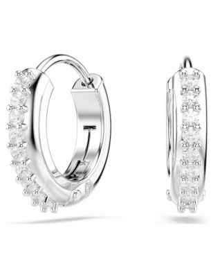 ORECCHINI CERCHIO BIANCHI MATRIX DONNA SWAROVSKI 