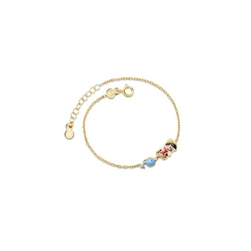 BRACCIALE FIABE ISPIRATO A PINOCCHIO PRIMEGIOIE LE BEBE' BRACCIALE FIABE ISPIRATO A PINOCCHIO PRIMEGIOIE LE BEBE'