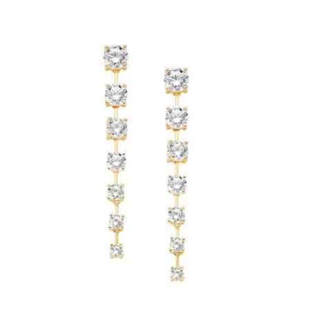 ORECCHINI PENDENTI ZIRCONI ORO DONNA AMEN DIAMOND OR7DIGB4 Amen