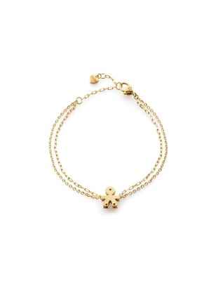 BRACCIALE BIMBO ORO GIALLO DIAMANTE I CLASSICI DONNA LE BEBE'  LBB520 LE BEBE'