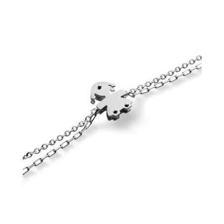 BRACCIALE BIMBA ORO BIANCO DIAMANTE I CLASSICI LE BEBE'