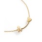 COLLANA BIMBO CUORE ORO GIALLO DIAMANTE LES PETITS LE BEBE'
