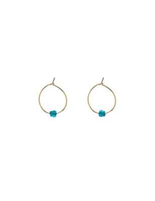 ORECCHINI CERCHIO MADISON SMALL APATITE DONNA ALISIA  AL2536-ORO-APATITE ALISIA