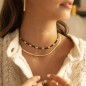 COLLANA CATENA PIATTA ZIGRINATA DONNA ALISIA GLENDA