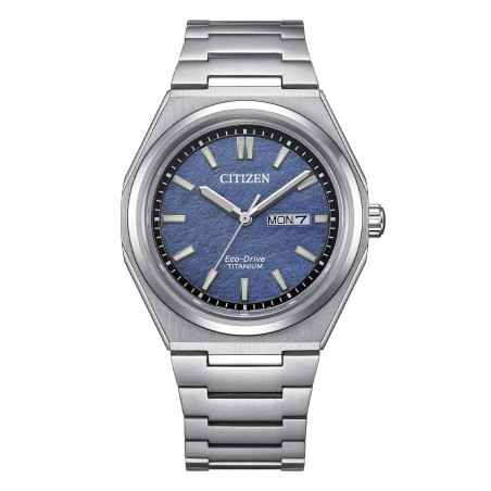 OROLOGIO ECO-DRIVE BLU UOMO CITIZEN SUPER TITANIUM AW0130-85L CITIZEN