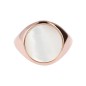 ANELLO CHEVALIER E PIETRA BIANCA PIATTA DONNA BRONZALLURE ANELLO CHEVALIER E PIETRA BIANCA PIATTA DONNA BRONZALLURE