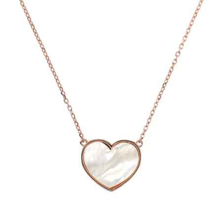 COLLANA PENDENTE CUORE MADREPERLA BRONZALLURE WSBZ01728.WM BRONZALLURE