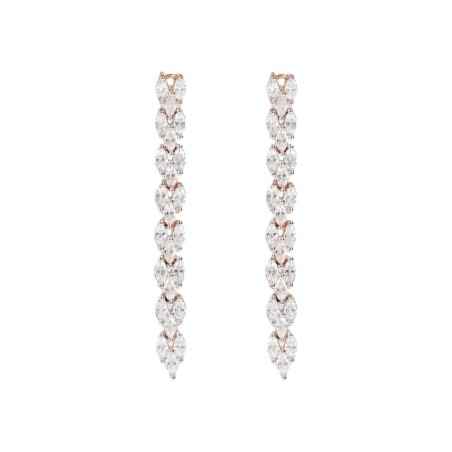ORECCHINI PENDENTI DESIGN TRECCIA DONNA BRONZALLURE  WSBZ01858.W BRONZALLURE
