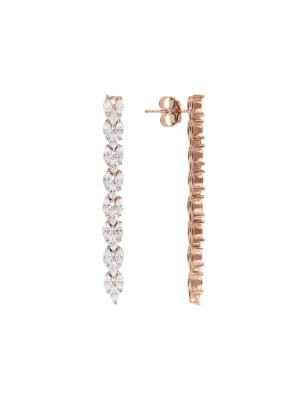 ORECCHINI PENDENTI DESIGN TRECCIA DONNA BRONZALLURE 