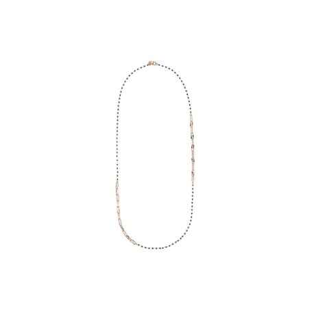 COLLANA LUNGA ROSARIO E MAGLIE ASIMMETRICHE BRONZALLURE