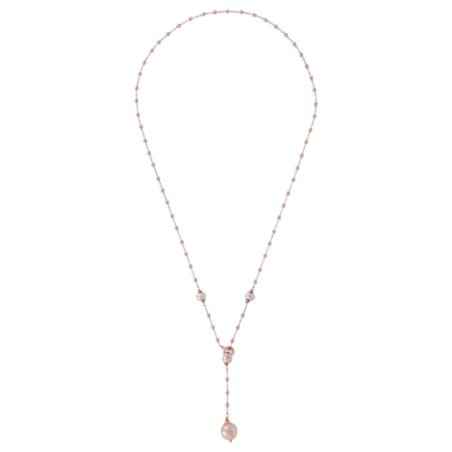 COLLANA A CRAVATTA CON PERLE ACQUA DOLCE DONNA BRONZALLURE  WSBZ00901.R BRONZALLURE